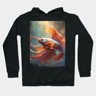 Fish Journey Among Fishermen Hoodie